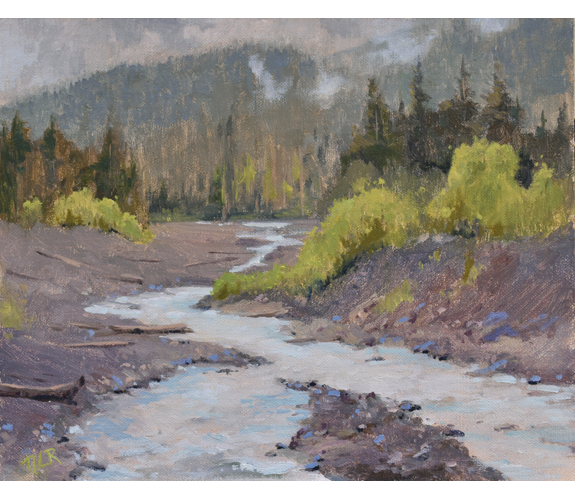 "View from Longmire Bridge" - Nancy Romanovsky